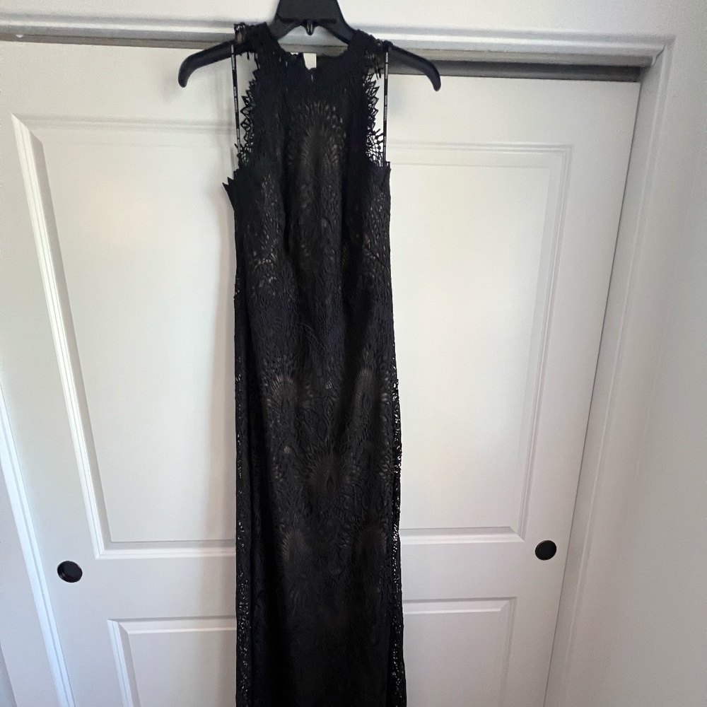 Tadashi Shoji Black Lace Dress